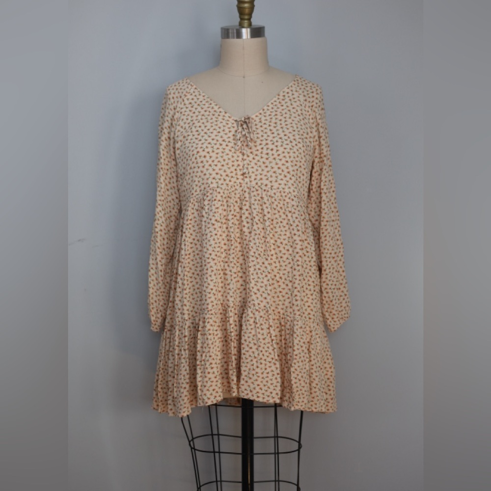American Eagle dainty yellow floral dress